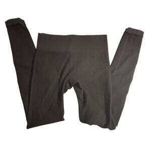 B Fit Amazing Ribbed Crop Leggings Black Size Small